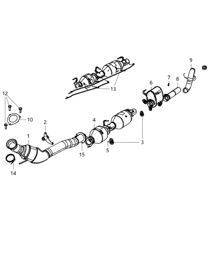 2010 Dodge Ram 2500 Exhaust System Diagram 2