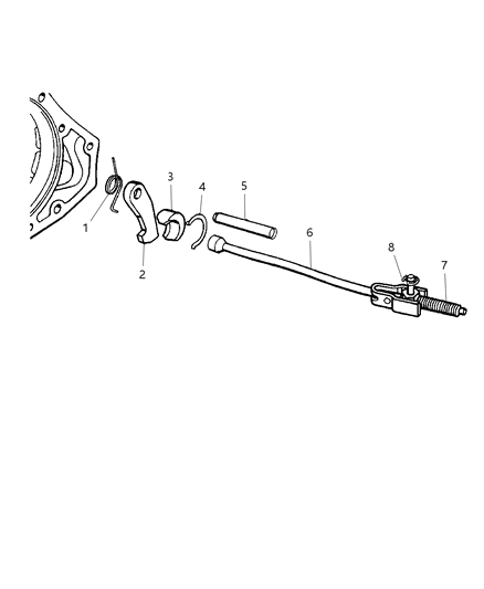 1997 Dodge Ram Van Parking Sprag Diagram 2