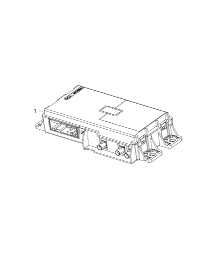 2021 Dodge Durango Modules, Body Diagram 20