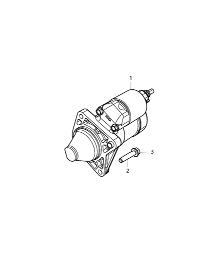 2018 Jeep Renegade Screw-HEXAGON Head Diagram for 6107263AA