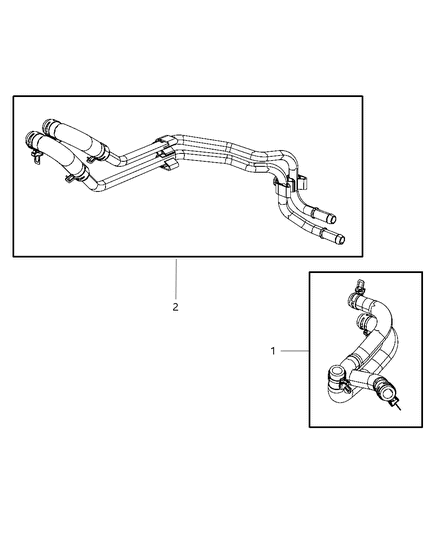 2012 Jeep Wrangler Heater Plumbing Diagram 1