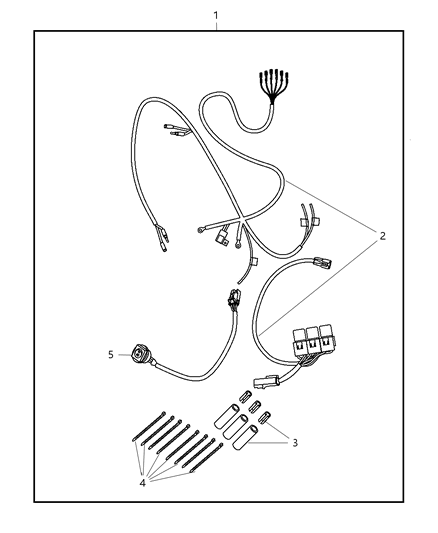 2013 Jeep Compass Light Kit - Driving Diagram