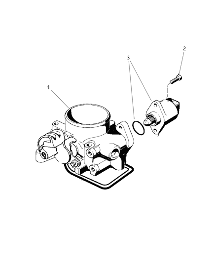 1999 Dodge Neon Throttle Body Diagram
