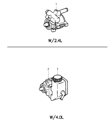 2003 Jeep Wrangler Power Steering Pump Diagram