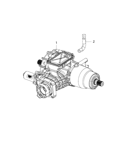 2015 Chrysler 200 Axle Assembly Diagram