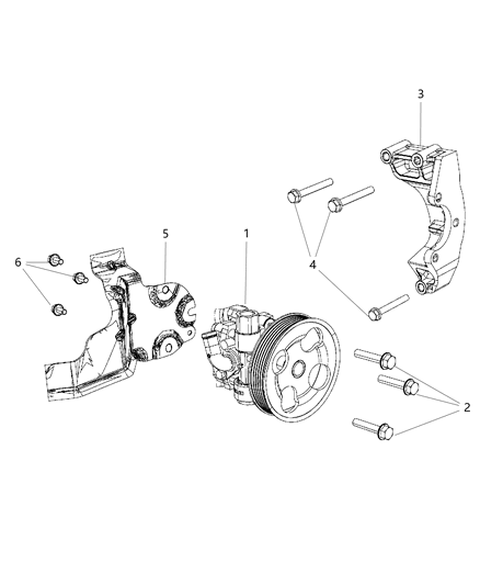 2014 Dodge Journey Power Steering Pump Diagram 3