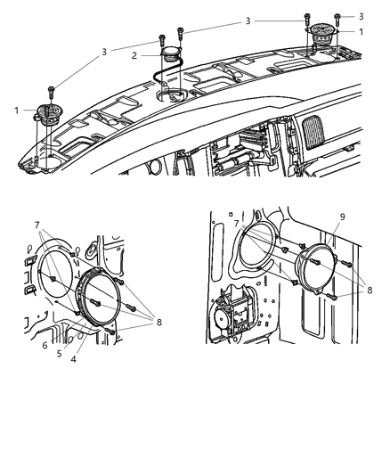 2007 Dodge Ram 1500 Speakers Diagram