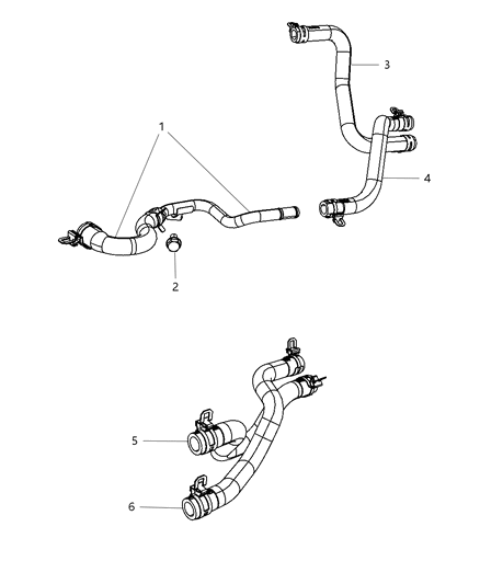 2009 Jeep Compass Heater Plumbing Diagram