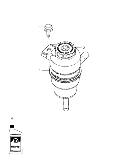 2011 Dodge Journey Power Steering Reservoir Diagram