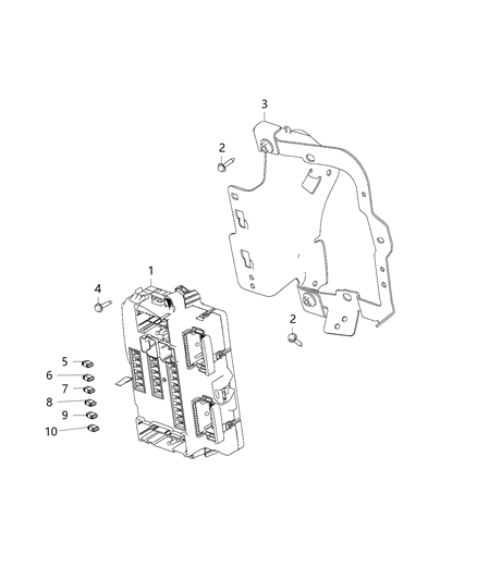 2016 Dodge Dart Module-Body Controller Diagram for 68273184AB