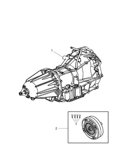 2006 Dodge Charger Transmission Assembly Diagram 1