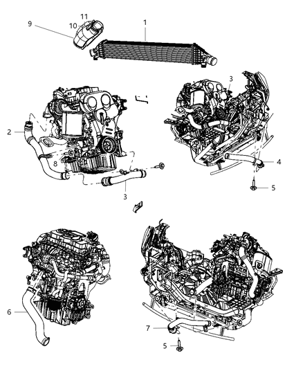 2010 Dodge Journey Charge Air Cooler Diagram