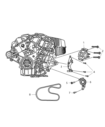 2001 Chrysler Sebring Sedan & Convertible Alternator Diagram 2