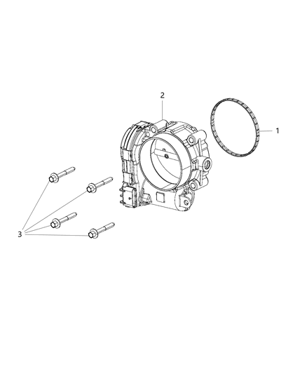 2021 Jeep Gladiator Bolt Diagram for 68055580AA