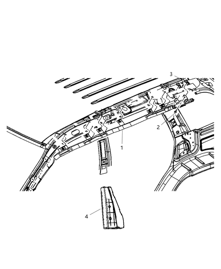 2015 Jeep Grand Cherokee Air Bags Side Diagram