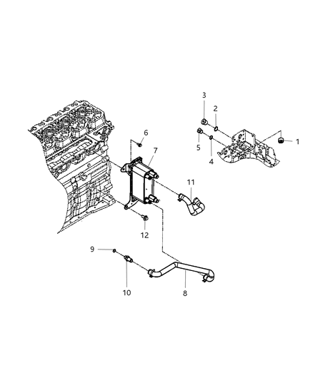 2008 Dodge Ram 3500 Pickup Torque Converter Oil Cooler Diagram