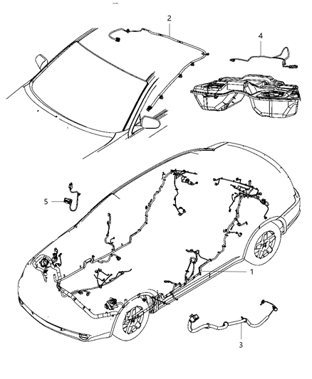 2012 Dodge Avenger Wiring-Unified Body Diagram for 68103126AB
