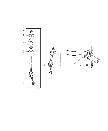 2007 Dodge Ram 1500 Front Sway Bar Diagram