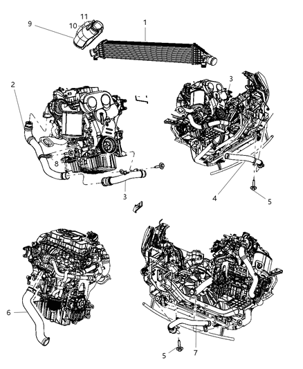2009 Dodge Journey Charge Air Cooler Diagram