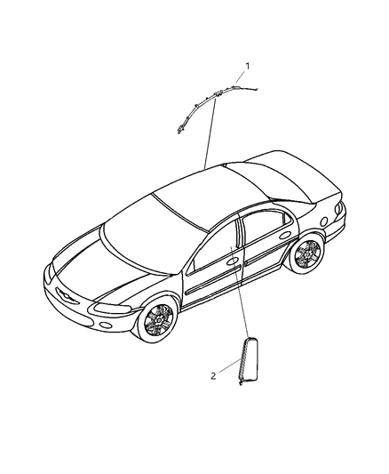 2008 Dodge Avenger Air Bags Side Diagram