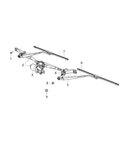 2018 Jeep Wrangler Front Wiper System Diagram 2