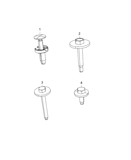 2020 Ram 1500 Parts, Headlamp Service Diagram 1