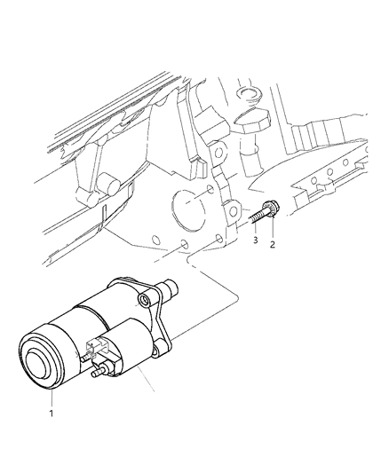 1997 Chrysler Sebring Convertible Starter - Engine Starter Motor Diagram