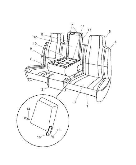 1997 Dodge Ram 3500 Front Seat Diagram 6