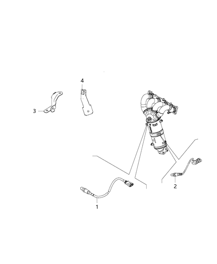2021 Jeep Compass Oxygen Sensors Diagram