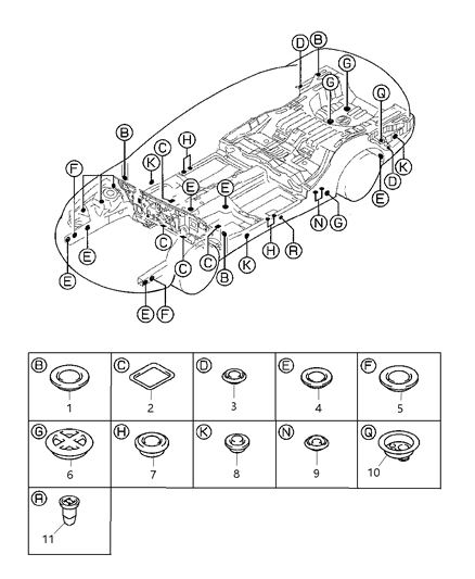 2000 Chrysler Sebring Plugs Diagram