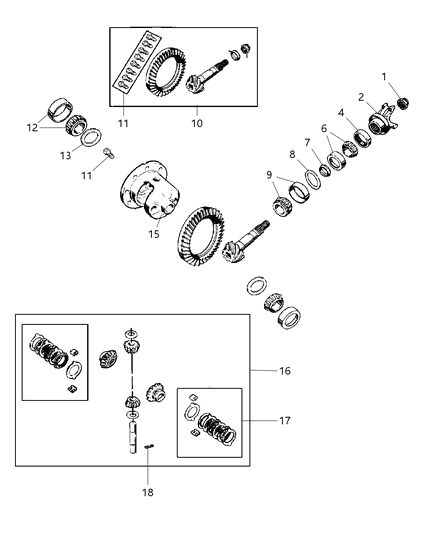 2002 Jeep Liberty Differential Diagram 1