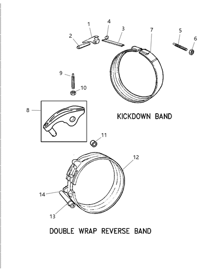 2003 Dodge Dakota Bands Diagram 1