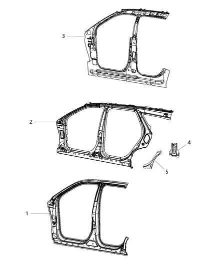 2014 Dodge Durango Patch-MASTIC Diagram for 68084865AB