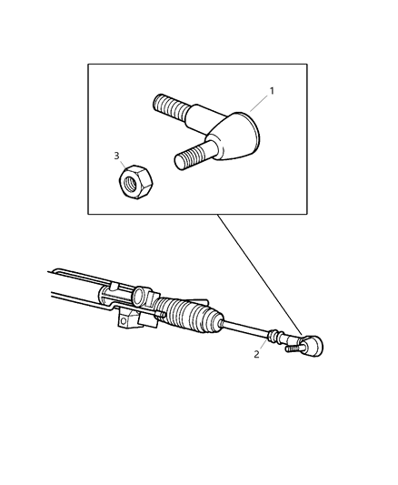 2000 Chrysler Grand Voyager Tie Rod Ends Diagram