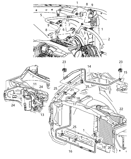 2008 Dodge Ram 1500 A/C Plumbing Diagram 2