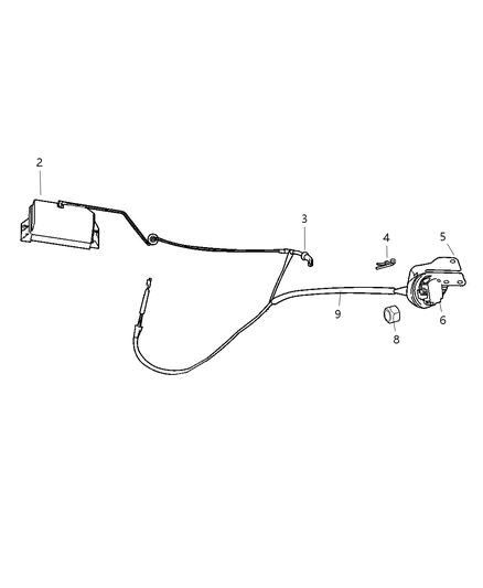 2003 Dodge Ram 1500 Harness-Speed Control Vacuum Diagram for 5114186AA