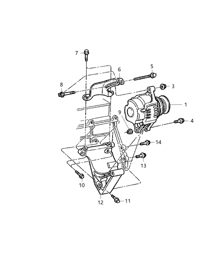 2001 Jeep Cherokee Alternator Diagram 2