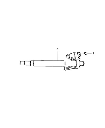 2020 Dodge Journey Front Axle Shafts Diagram 2