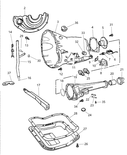 2001 Dodge Ram Van Nut-Hexagon Diagram for 6025021