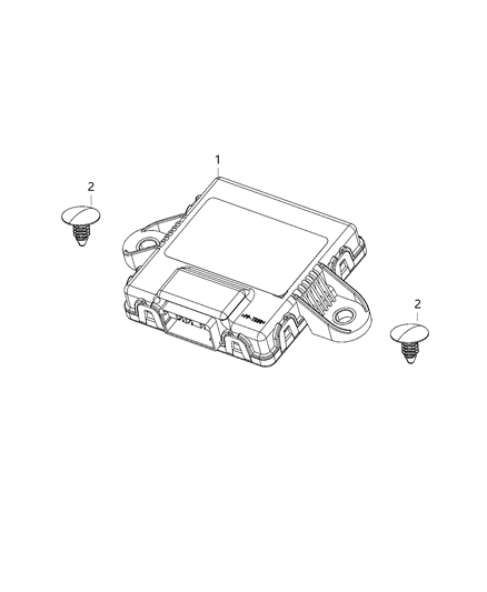 2020 Ram 3500 Module-Gateway Diagram for 68404893AB