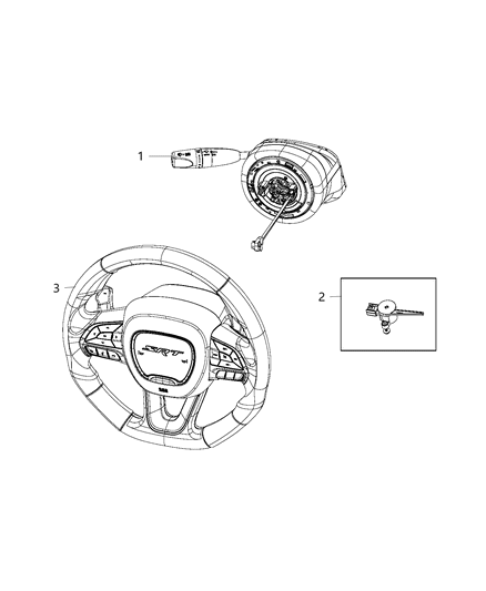 2017 Dodge Charger Module, Brake Pedal Sensor & Steering Diagram