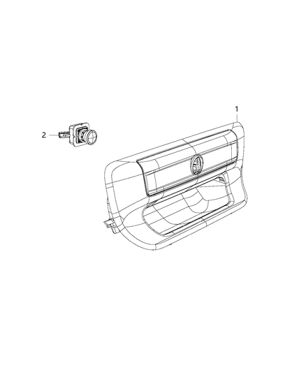 2019 Ram 1500 Rear Camera System Diagram