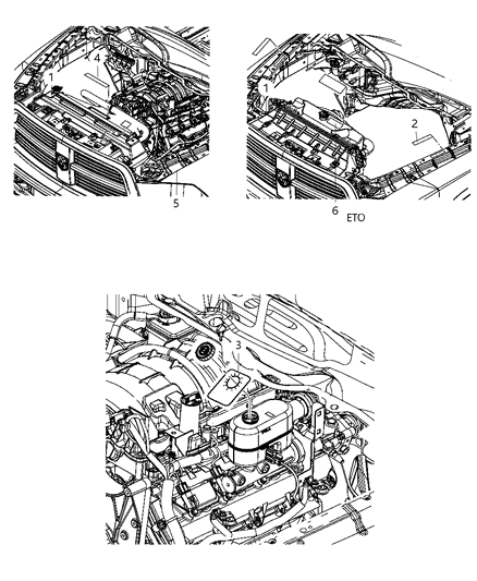 2011 Ram 3500 Label-Air Conditioning System Diagram for 55057194AC
