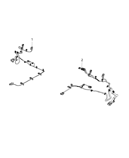 2020 Ram 1500 New Style Wiring - Rear Seats Diagram