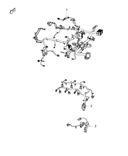 2018 Jeep Cherokee Wiring-Engine Diagram for 68276592AB