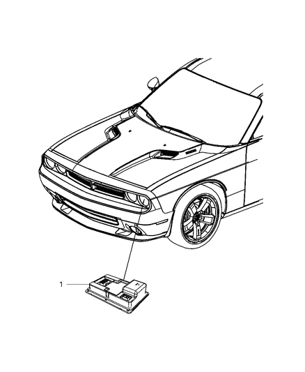 2012 Dodge Challenger Modules Lighting Diagram