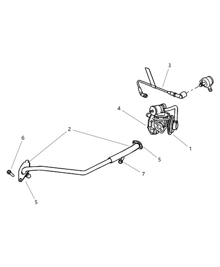 2001 Dodge Stratus Sedan EGR System Diagram 2