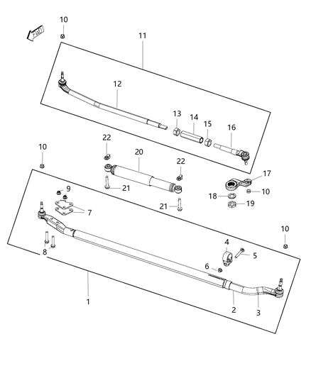 2017 Ram 3500 Steering Linkage Diagram