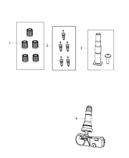 2017 Dodge Durango Tire Monitoring System Diagram