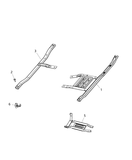 2021 Jeep Gladiator Skid Plate Diagram